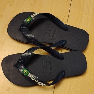 Havaianas Dark Gray Flip Flops